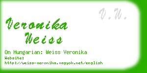 veronika weiss business card